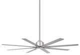 Minka Aire Xtreme H2O 65" Ceiling Fan, Brushed Nickel Wet