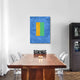 "Blue And Square Theme 2" Fine Art Print
