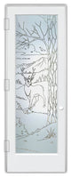 Interior Prehung Door or Interior Slab Door - Wandering White Tail - Primed...