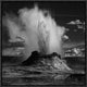 "Castle Geyser" Framed Canvas Giclee by Yvette Depaepe, 17x17"