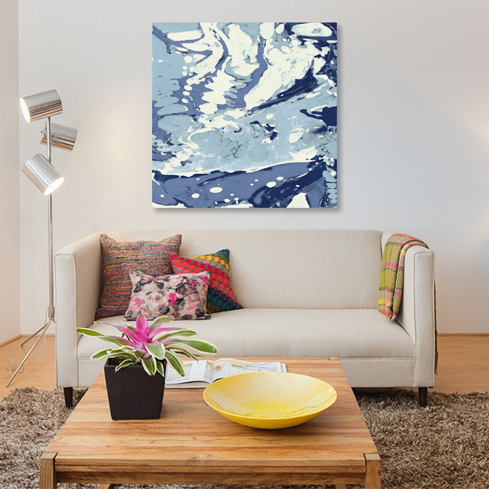 "Marbleized III" by Danielle Carson, Canvas Print, 37"x37"