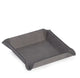 Square Valet, Gray Leatherette
