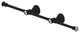 Carolina Crystal 3 Arm Guest Towel Holder, Matte Black