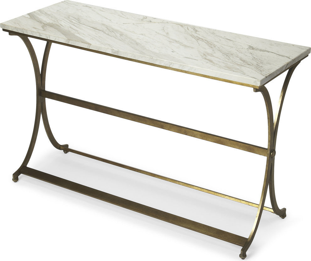 Butler Pamina Travertine Console Table