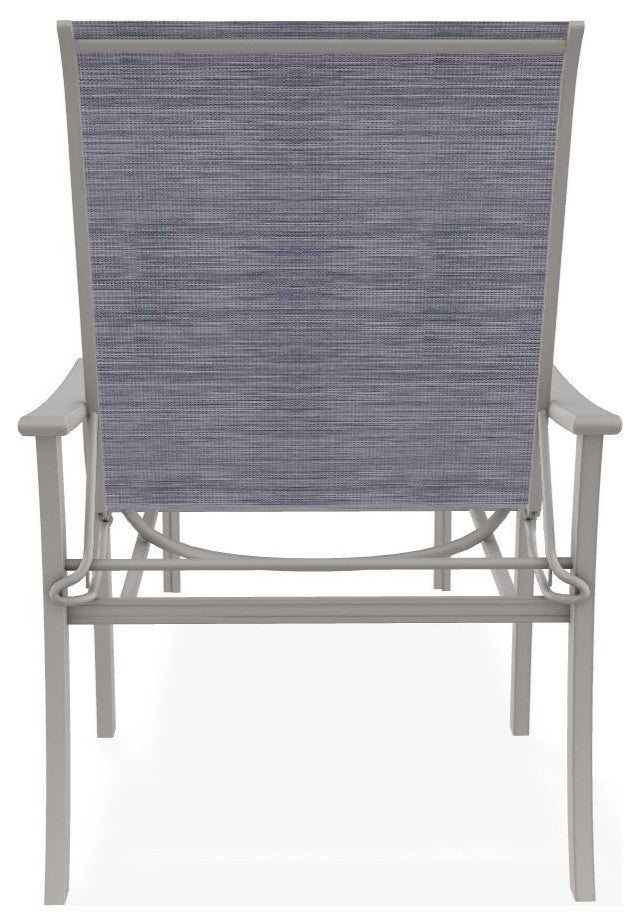 St. Catherine Sling 4-Position Outdoor Chaise Lounge, Brooks/Warm Gray