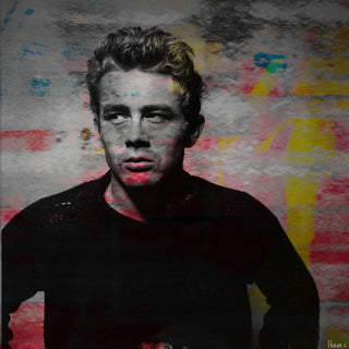 "James Dean - Torn" Fine Art Canvas Print, 40"x40"