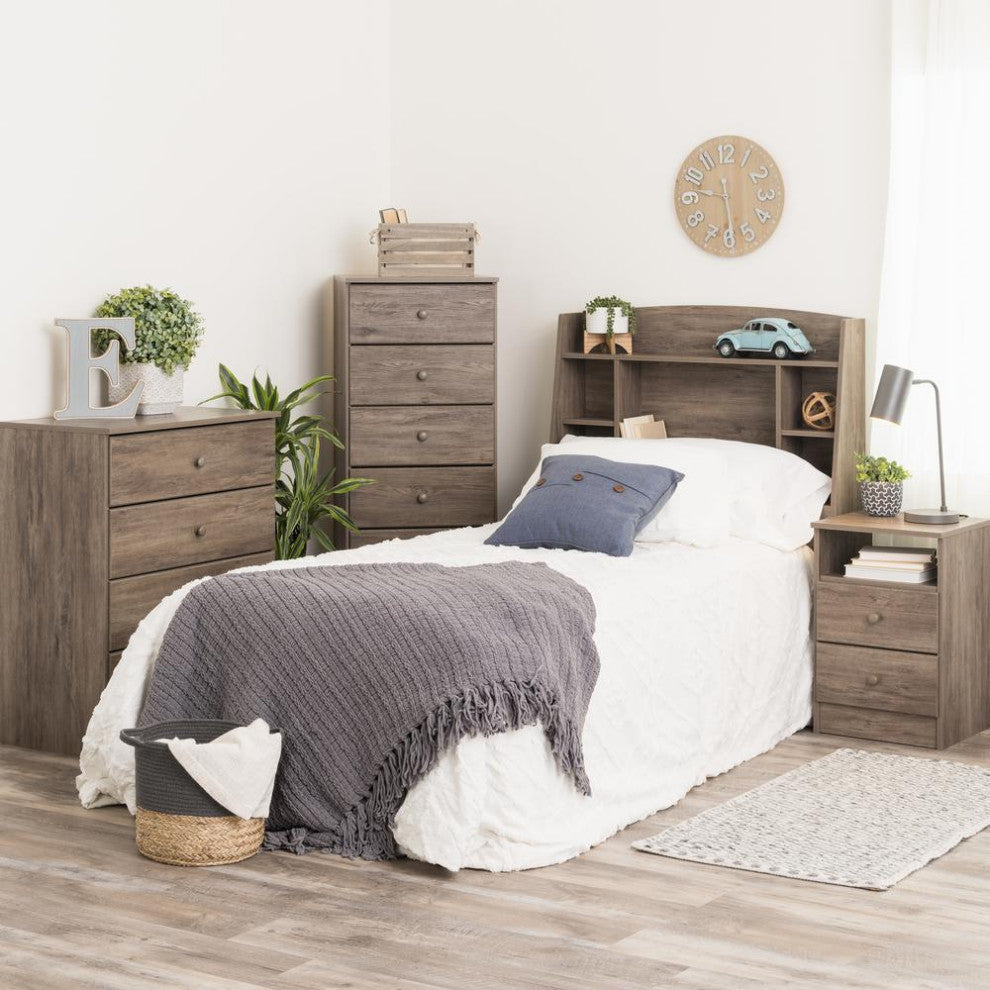 Astrid Twin Headboard, Drifted Gray