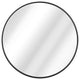 Round Framed Wall Mounted Bathroom Vanity Mirror, 30''