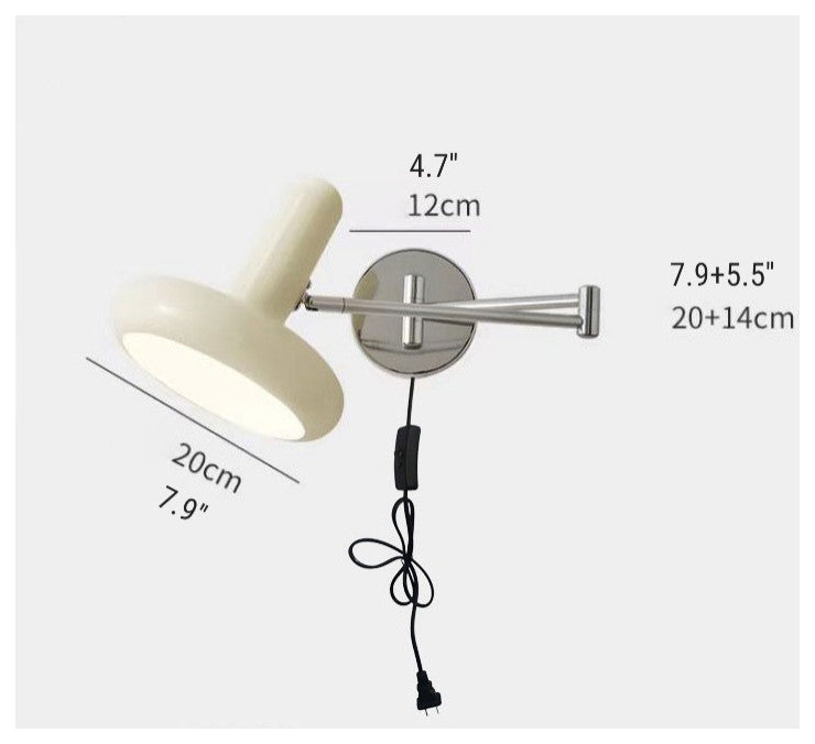 Modern Wall Lamp in the Mushroom Shape, Living Room, Bedroom, B