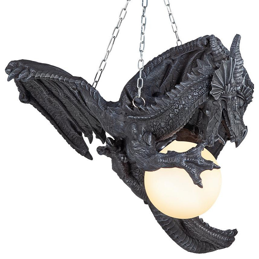 Design Toscano Nights Fury Dragon Lamp