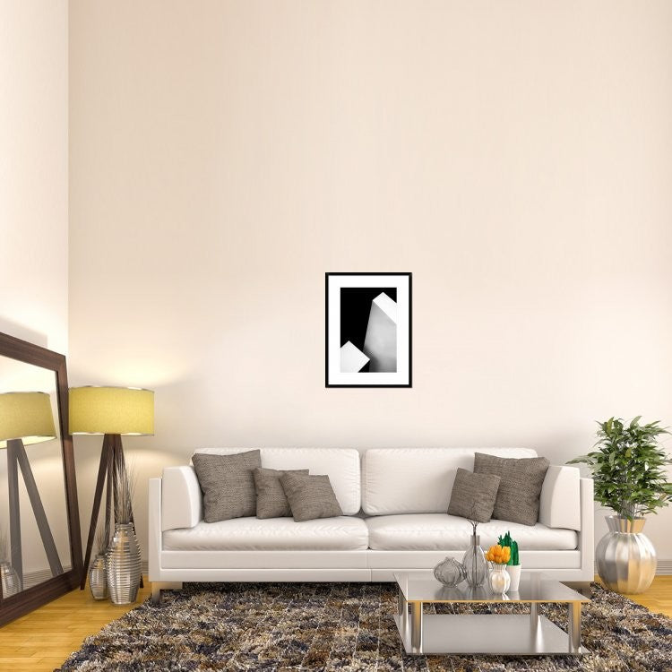 "Nero Bianco" Framed Digital Print by Gilbert Claes, 22x30"