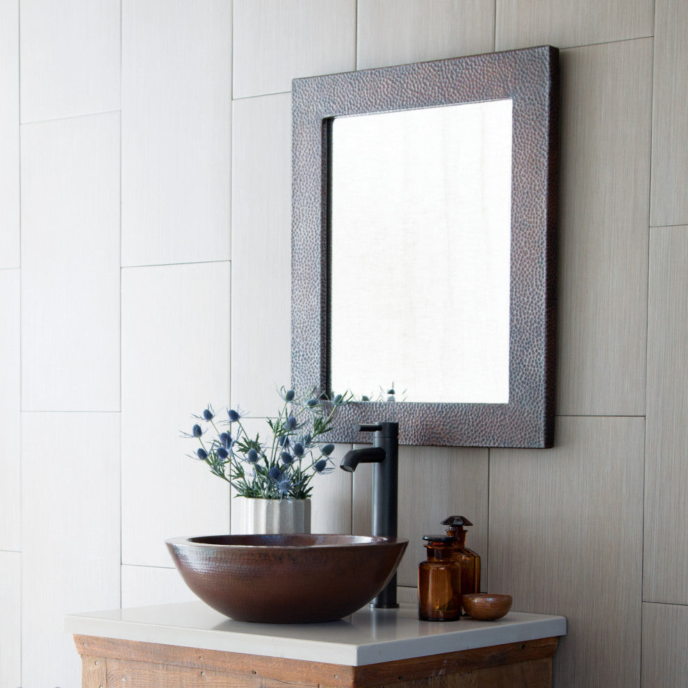 Small Sedona Rectangle Mirror in Antique