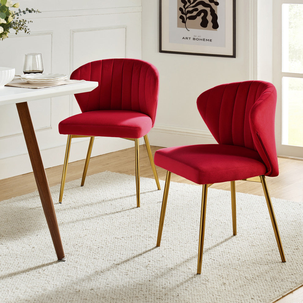 Milia Dining Chair, Red