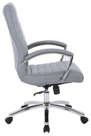Executive Mid-Back Chair, Gray