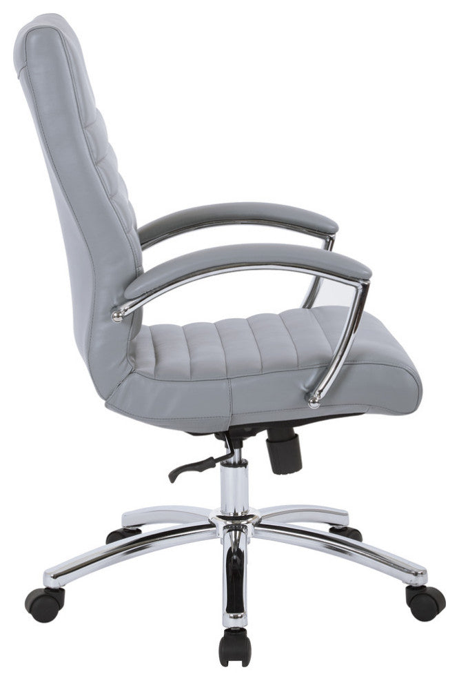 Executive Mid-Back Chair, Gray