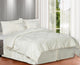 Pintuck Plush 3-PC Complete Comforter Set, Cream, Queen, 7-Pc