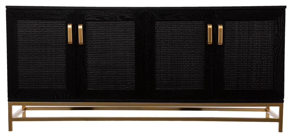 Alessandra Contemporary 4-Door Media Console