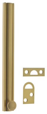 Genuine Solid Brass 8" Surface Bolt, Satin Brass