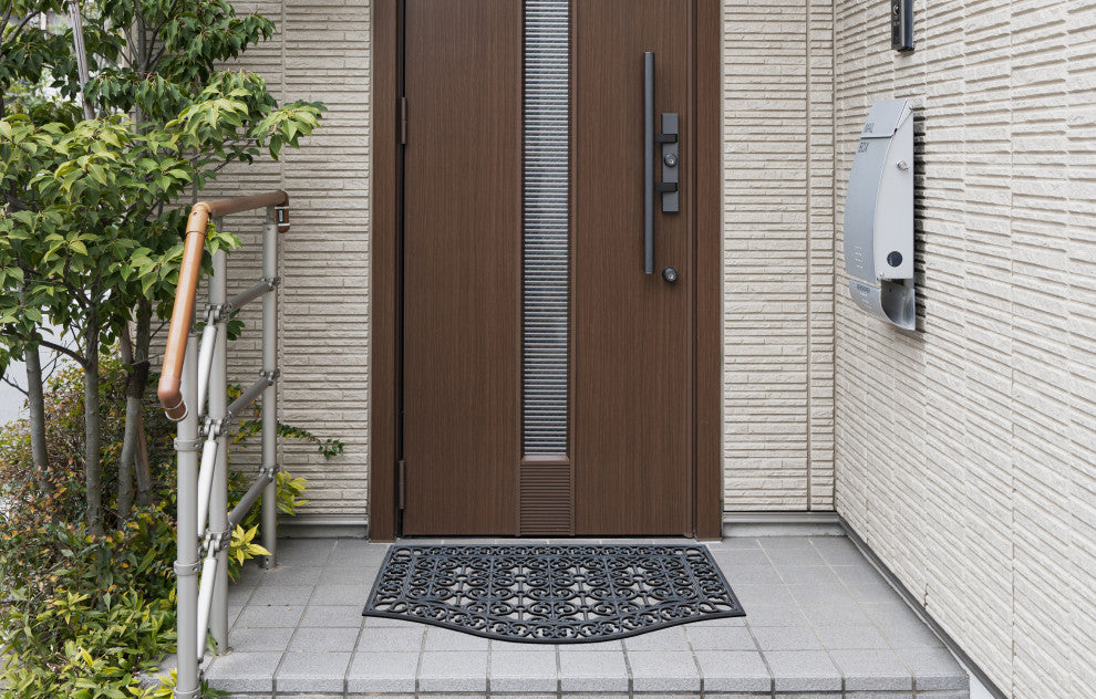 Rubber Grill Matching Doormat Set, Patio/Garage, Heavy Duty, 3-Piece Set