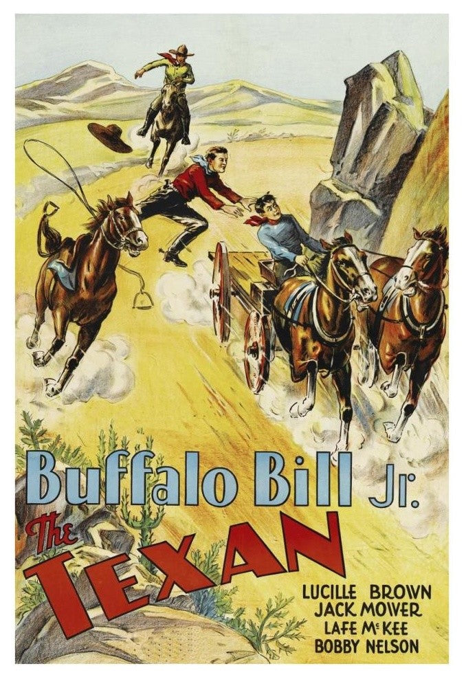 "Vintage Westerns: Texan" Digital Paper Print, 26"x38"