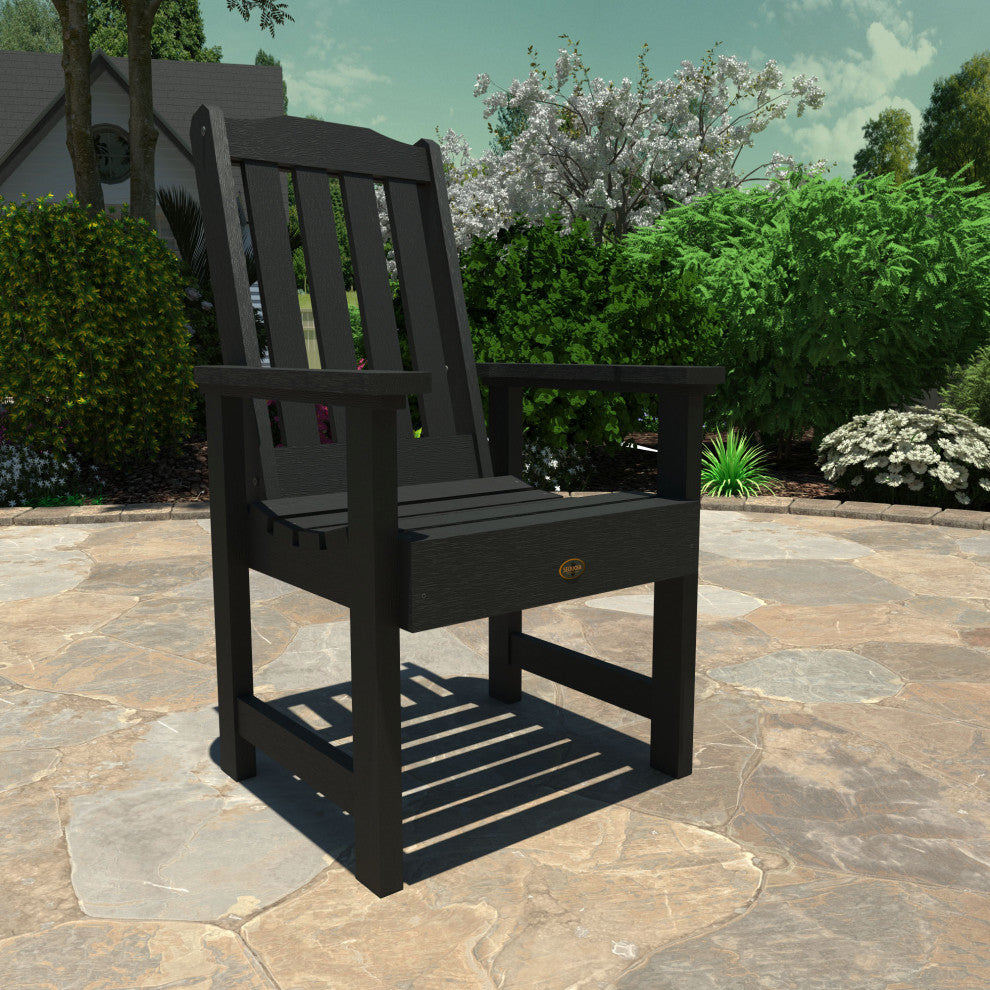 Springville Dining Arm Chair, Black