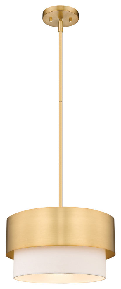 Z-LITE 1-Light Pendant, Modern Gold