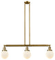 Innovations 213-Bb-S-G201-6-Led 3 Light Dimmable Led 38" Island Light