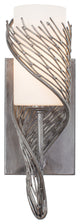 Flow 1 Light Wall Sconce, Steel, Right