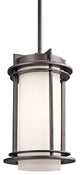 Kichler 49348AZ One Light Outdoor Pendant, Bronze Finish