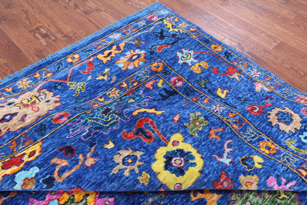 10' 2" X 13' 7" Turkish Oushak Handmade Wool Rug - Q16096