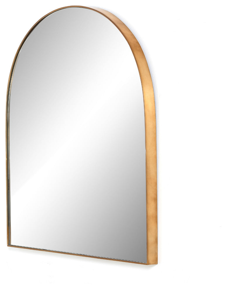 Georgina Wide Mirror-Polished Brass