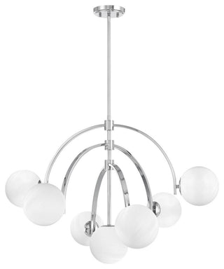Marias 7-Light Chandelier, Polished Chrome
