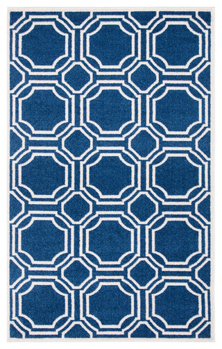 Amherst Amt411P, Navy/Ivory, 3'0" X 5'0"