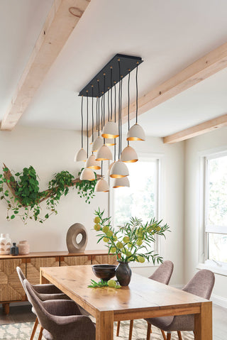 Hinkley Lighting 35909 Nula 14 Light 49"W Lisa McDennon Mixed - Shell White