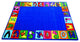 My ABC Squares Children's Educational Play Rug, 8' x 10'