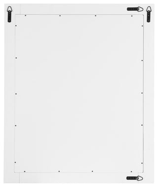 Monad Mirror, White, 30" Wide