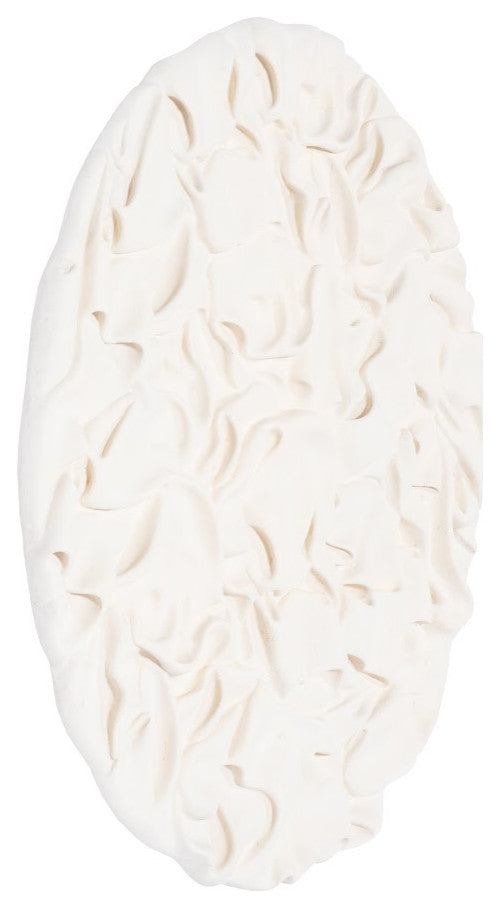 Drape Wall Art, White Stone