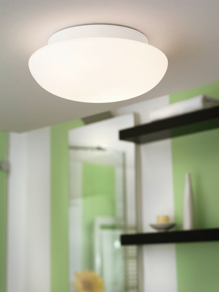 Eglo 3x60w Ceiling Light W/ White Finish & Opal Glass - 90418A