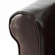 GDF Studio Barzini Leather Club Chair, Brown
