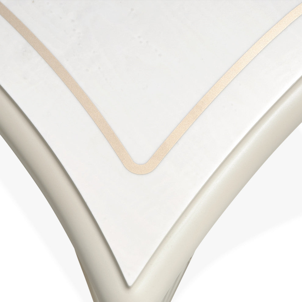 La Marisia Console Table, Creamy Pearl