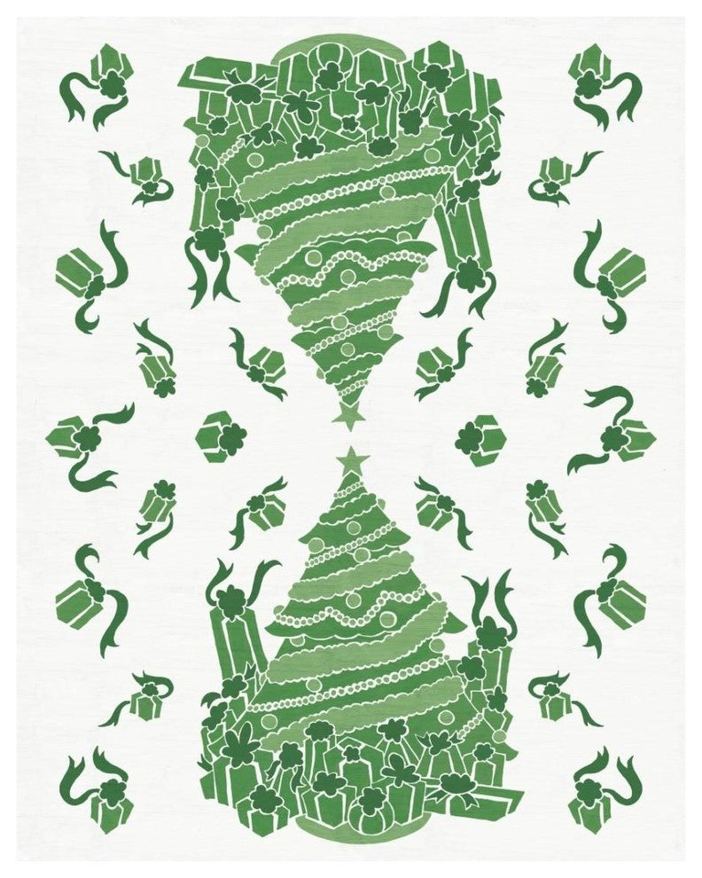 "Christmas Otomi IV" Digital Paper Print by Elyse DeNeige, 24"x30"