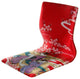 Tatami Meditation Backrest Chair, Red Geisha