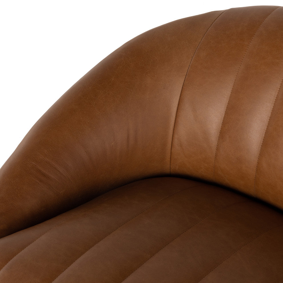 Audie Swivel Chair-Heirloom Sienna
