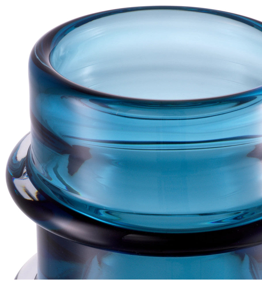 Hand-Blown Glass Vase | Eichholtz Bloom, Blue