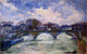 Henri Lebasque Le Pont sur le Marne, 18"x27" Gallery Wrapped Canvas Print