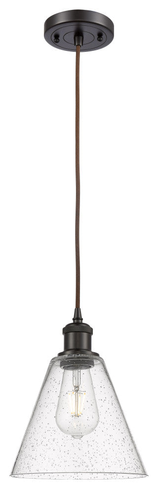 Innovations 516-1P-OB-GBC-84-LED 1-Light Mini Pendant, Oil Rubbed Bronze
