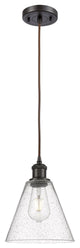 Innovations 516-1P-OB-GBC-84-LED 1-Light Mini Pendant, Oil Rubbed Bronze
