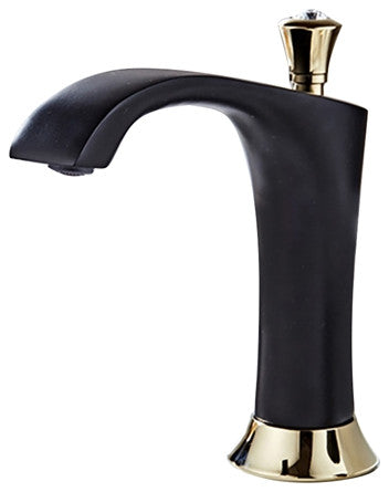 Fontana Black Widespread Automatic Sensor Bathroom Faucet