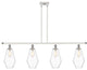Innovations 516-4I-WPC-G652-7 4-Light Island Light, White, Polished Chrome