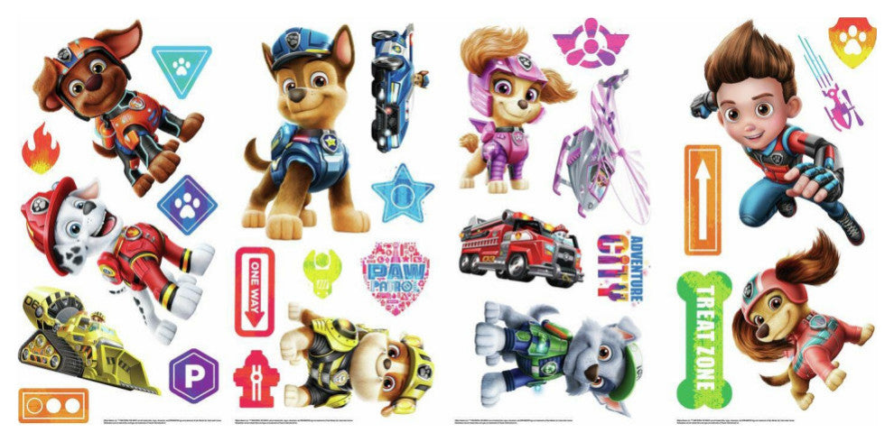 Paw Patrol Movie Peel And Stick Wall Decals